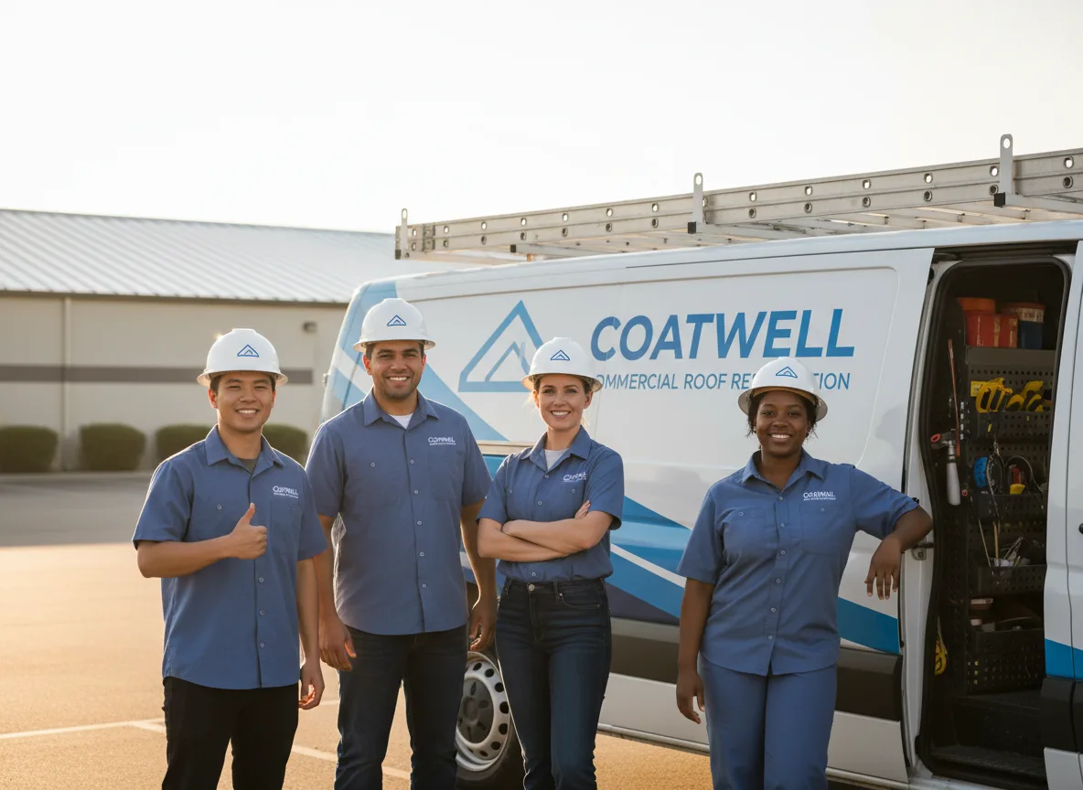 Commercial roof coating company in Wind Ridge, PA